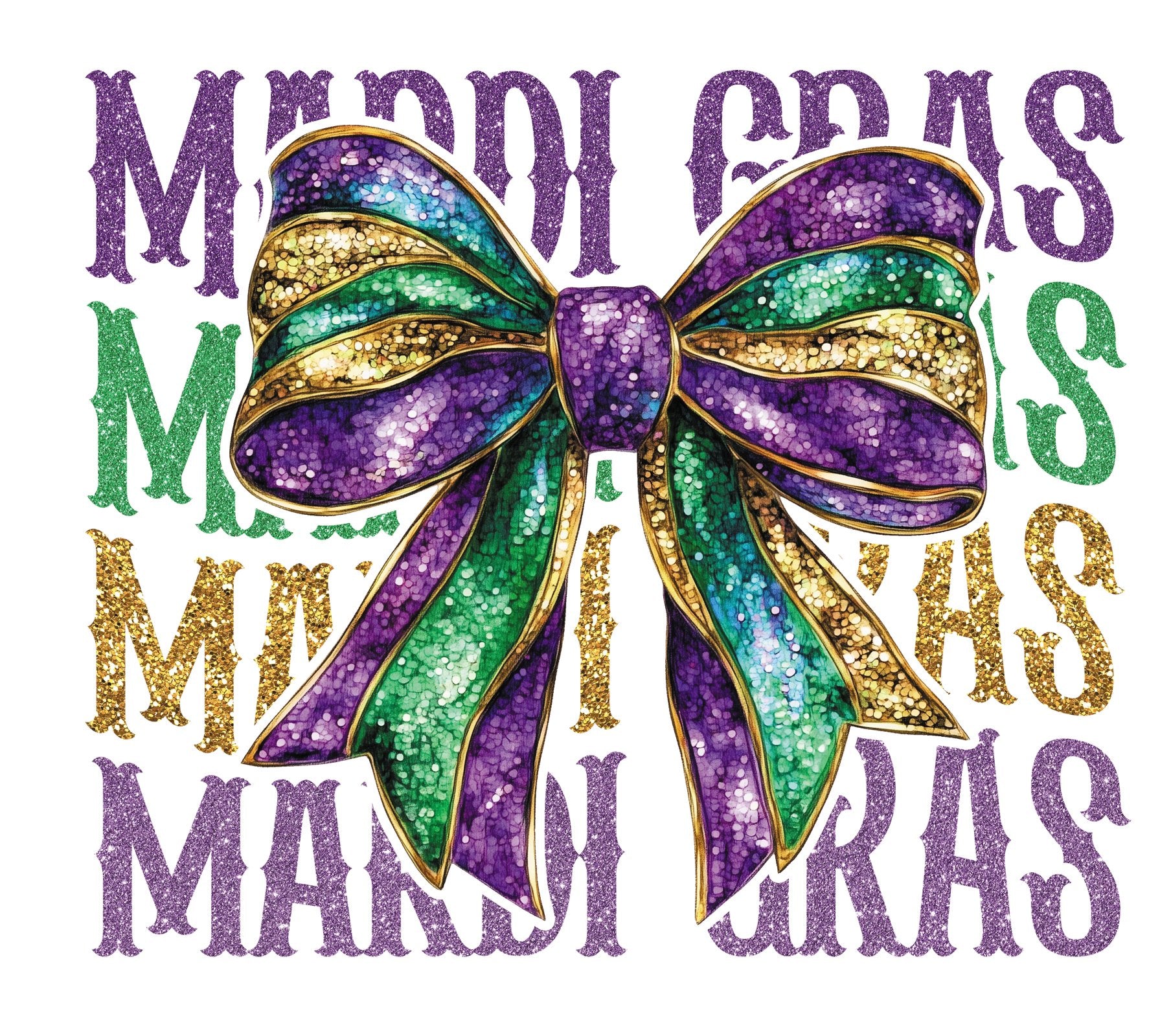 Mardi Gras DTF Transfers - My Vinyl Craft