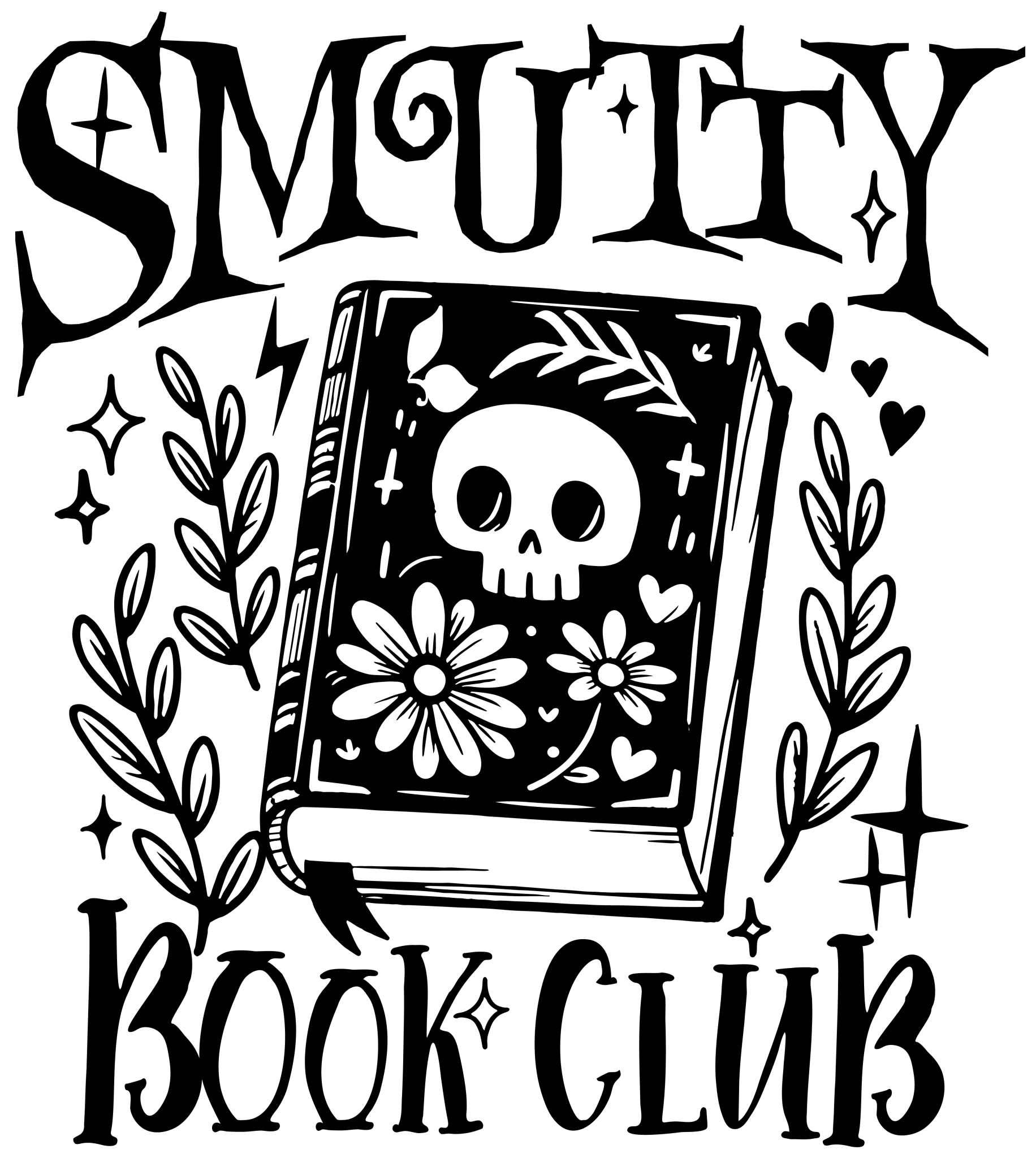 B16 - Smutty Book Club DTF Transfer - My Vinyl Craft