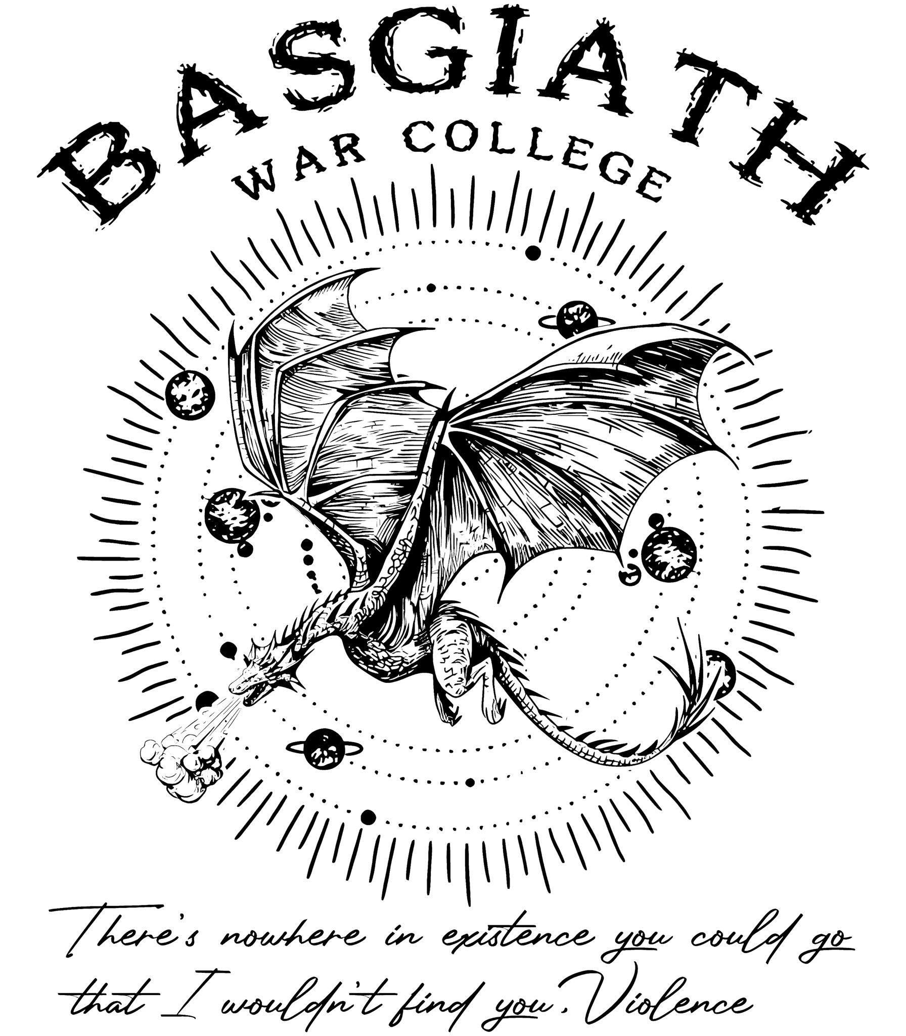 B20 - Basgiath War College DTF Transfer - My Vinyl Craft