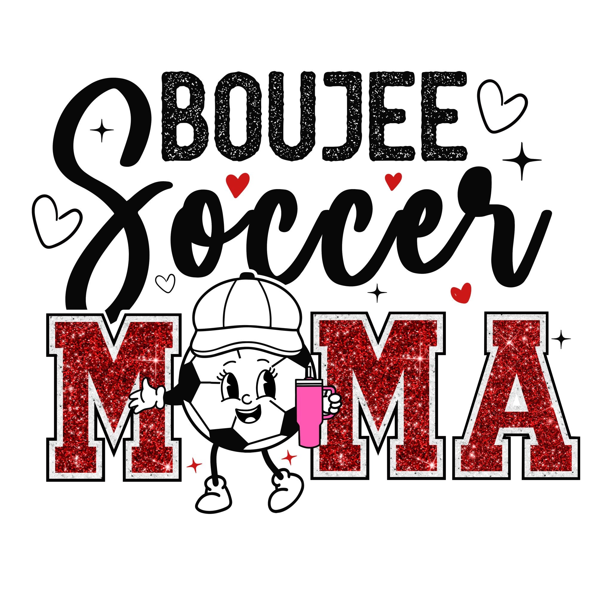 Boujee Soccer Mama DTF Transfer - My Vinyl Craft