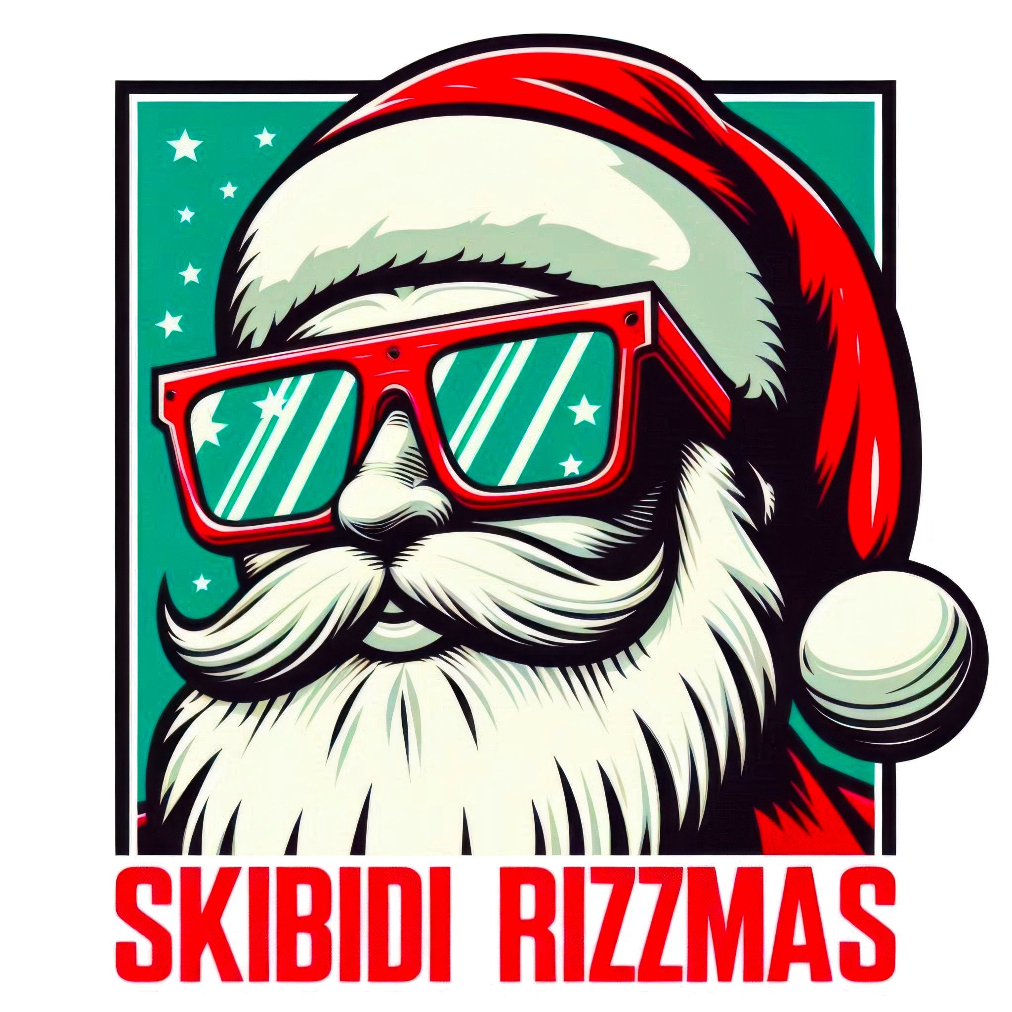 CH75 - Skibidi Rizzmas DTF Transfer - My Vinyl Craft