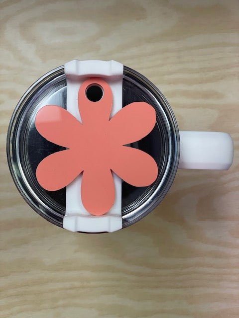 Coral Flower Cup Topper - My Vinyl Craft