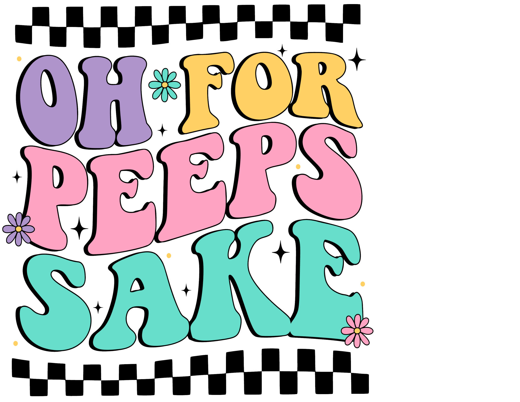 ET22 - Oh For Peeps Sake DTF Set - My Vinyl Craft