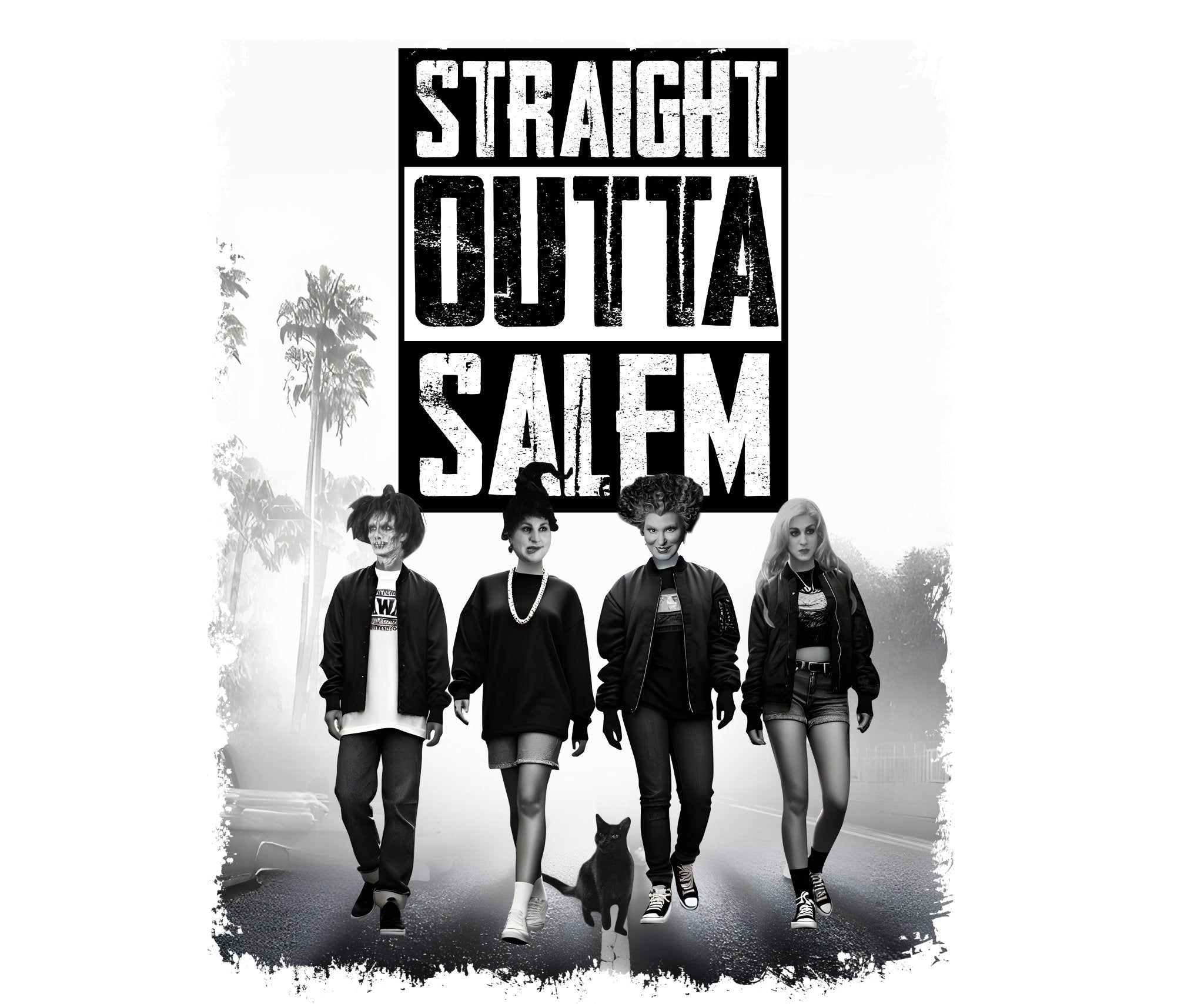 H28 - Straight Outta Salem DTF Transfer - My Vinyl Craft