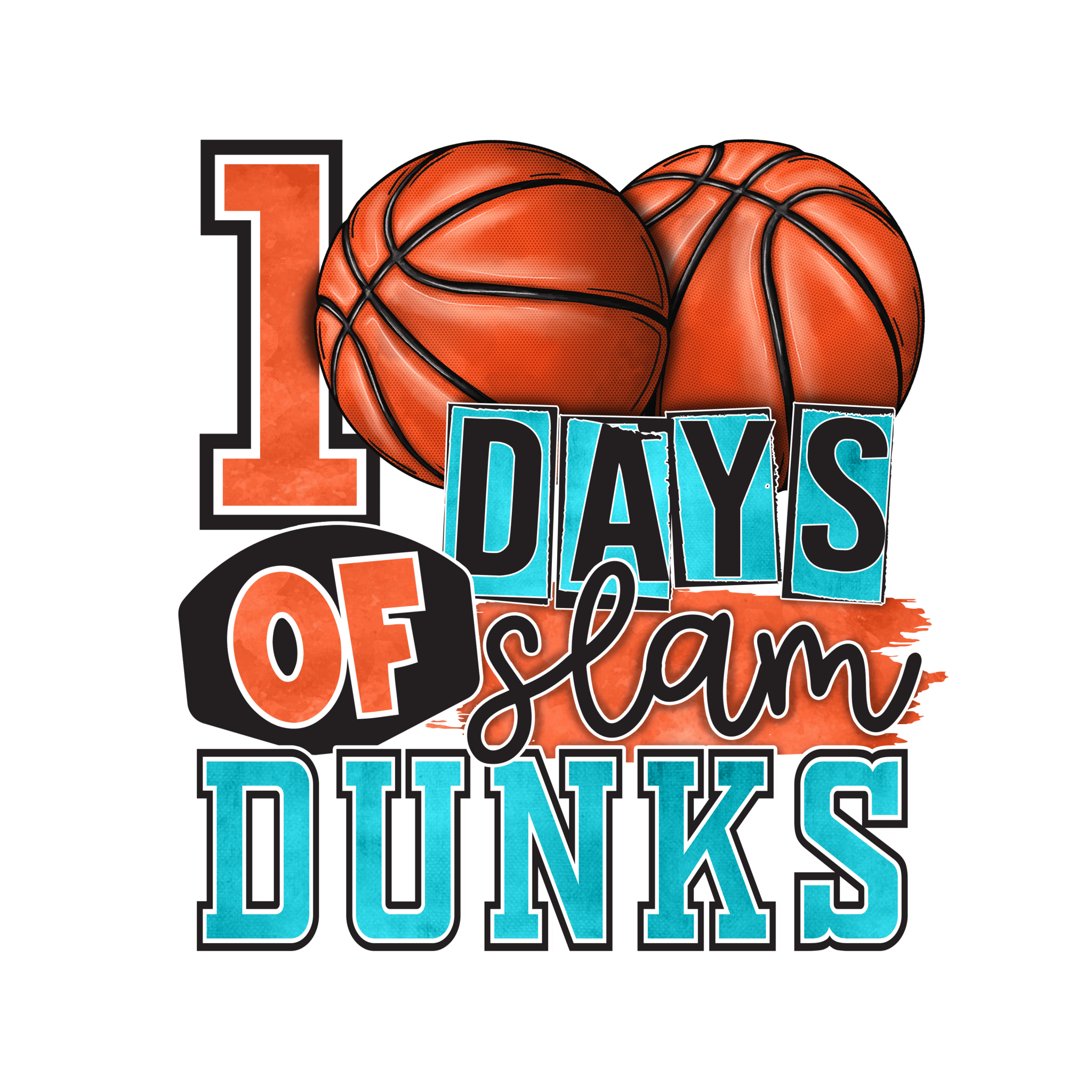 H4 - 100 Days of Dunks DTF Transfer - My Vinyl Craft