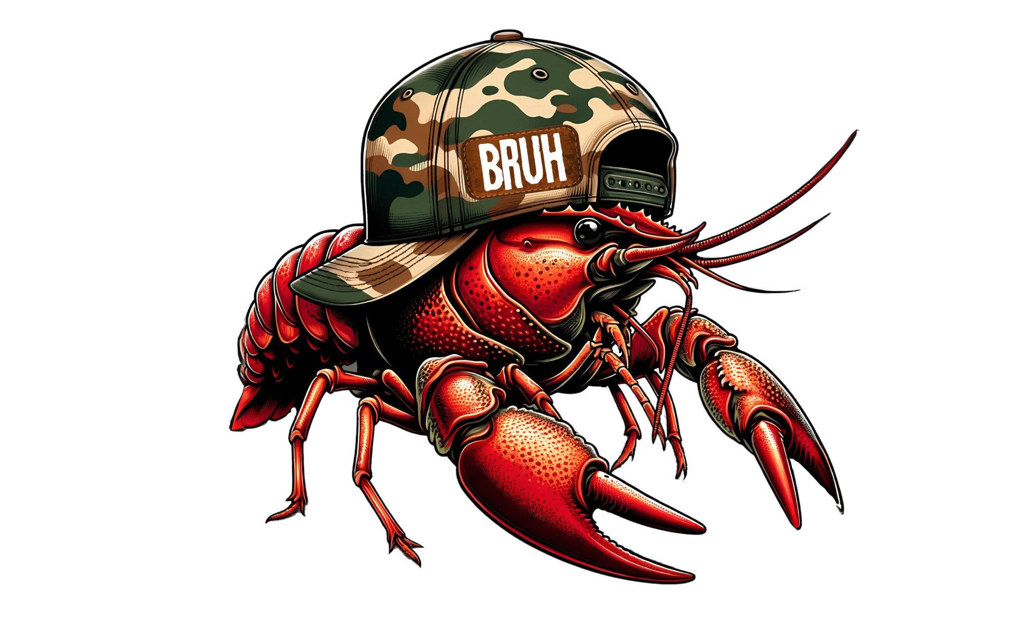 MG14 - Bruh Crawfish DTF Transfer - My Vinyl Craft