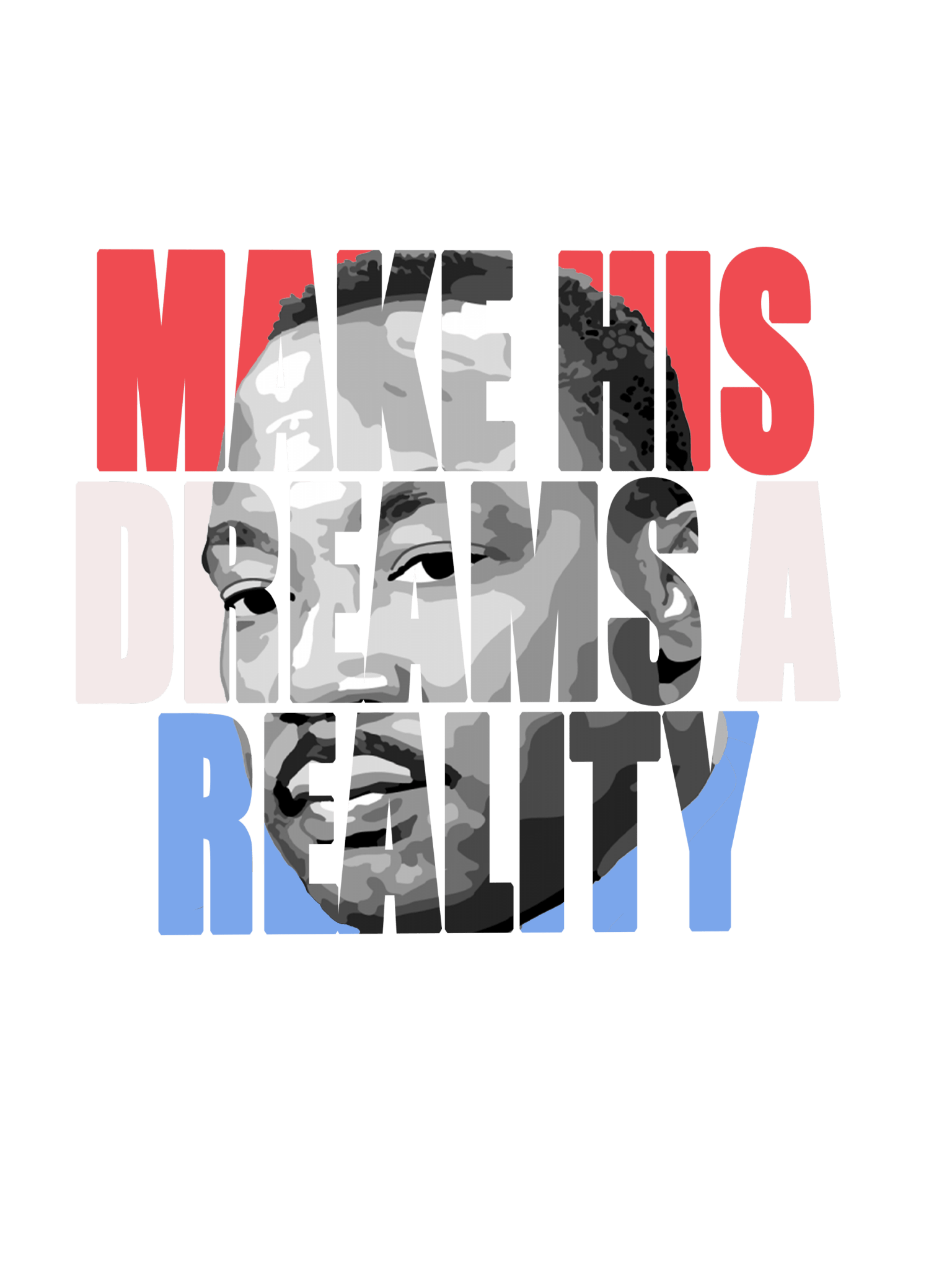 MLK5 - Dreams A Reality DTF Transfer - My Vinyl Craft