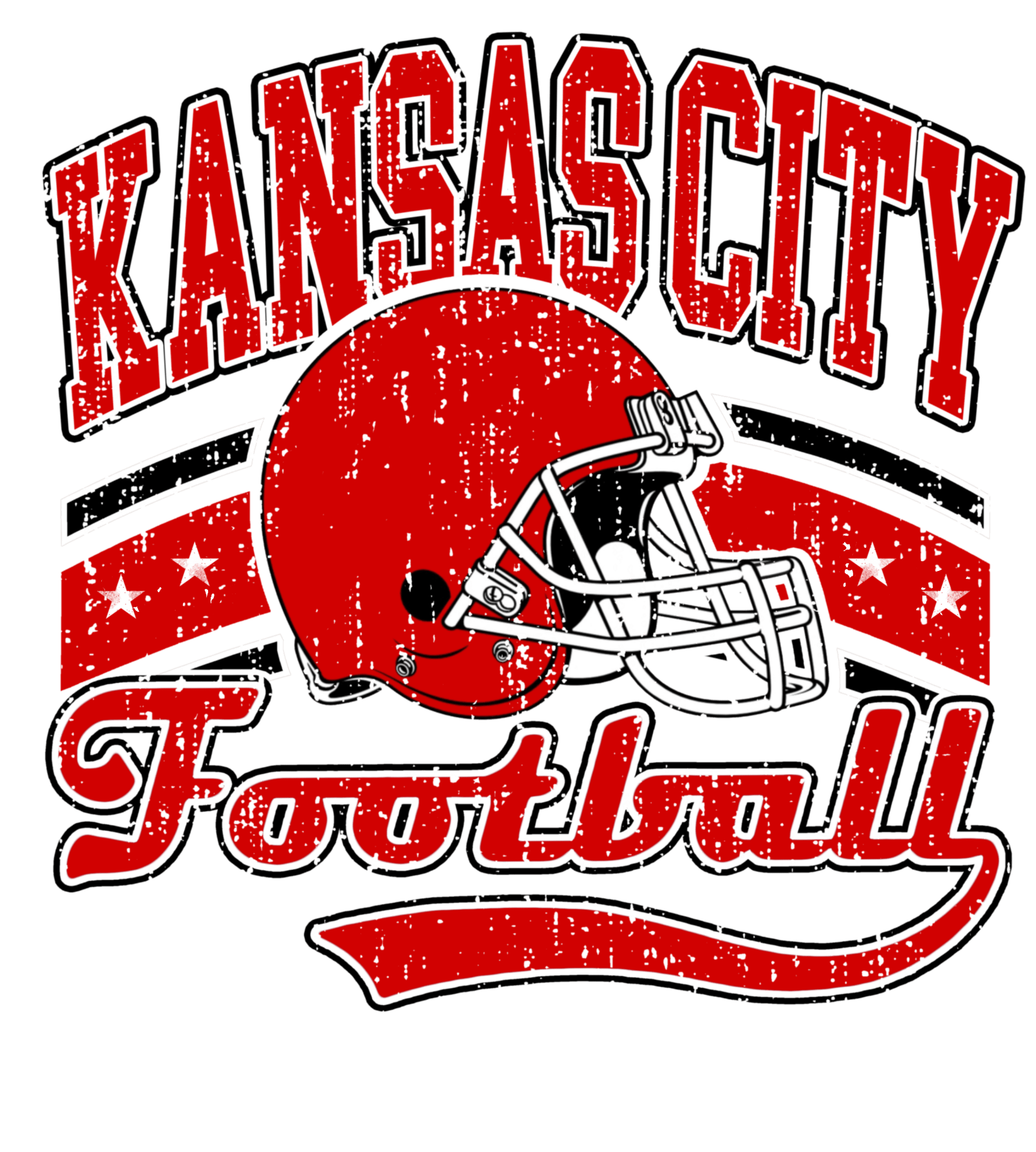 NFL19 - Retro Kansas City DTF Transfer - My Vinyl Craft