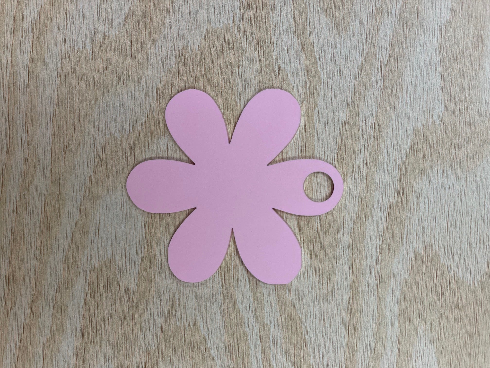 Pink Flower Cup Topper - My Vinyl Craft