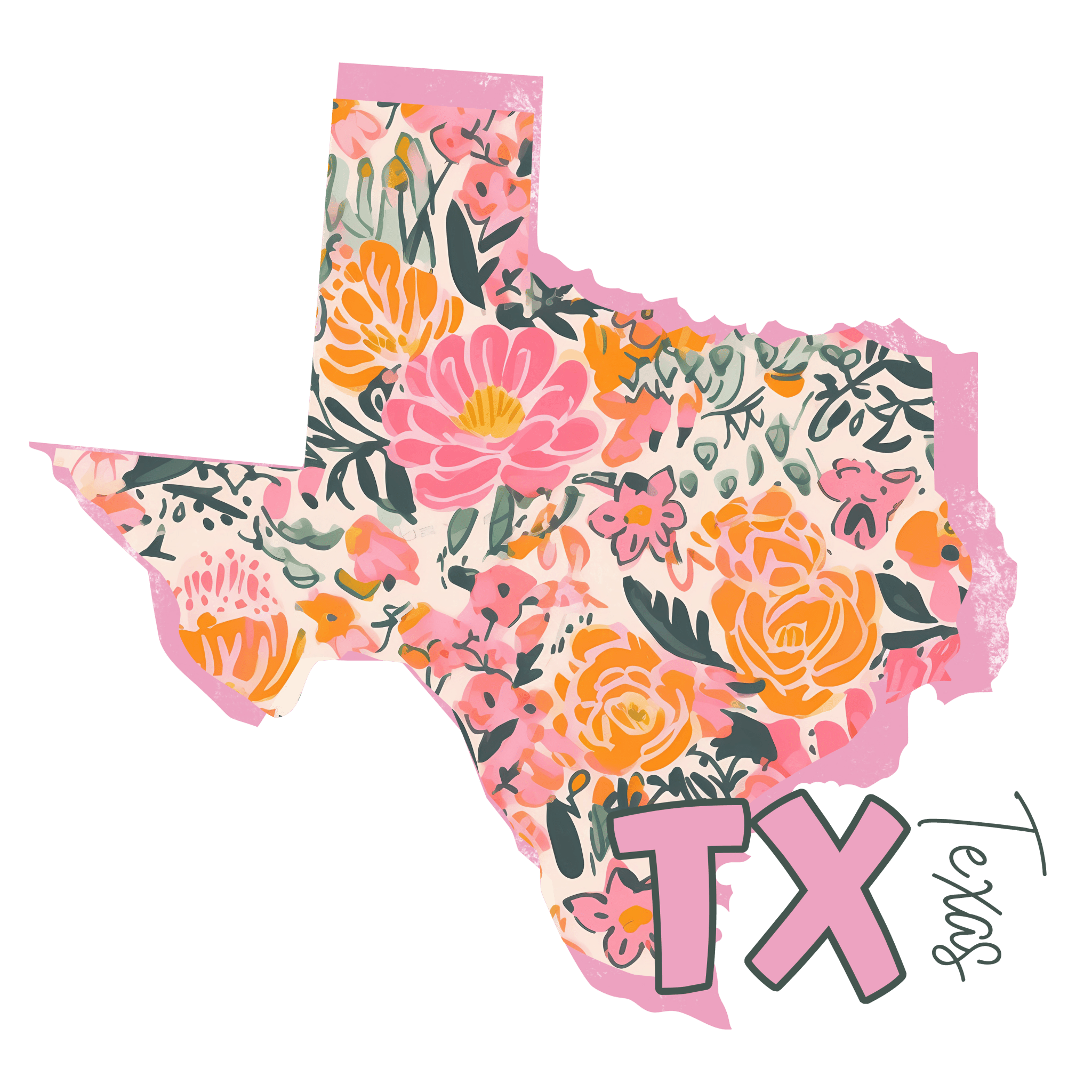 Preppy Texas DTF Transfer - My Vinyl Craft