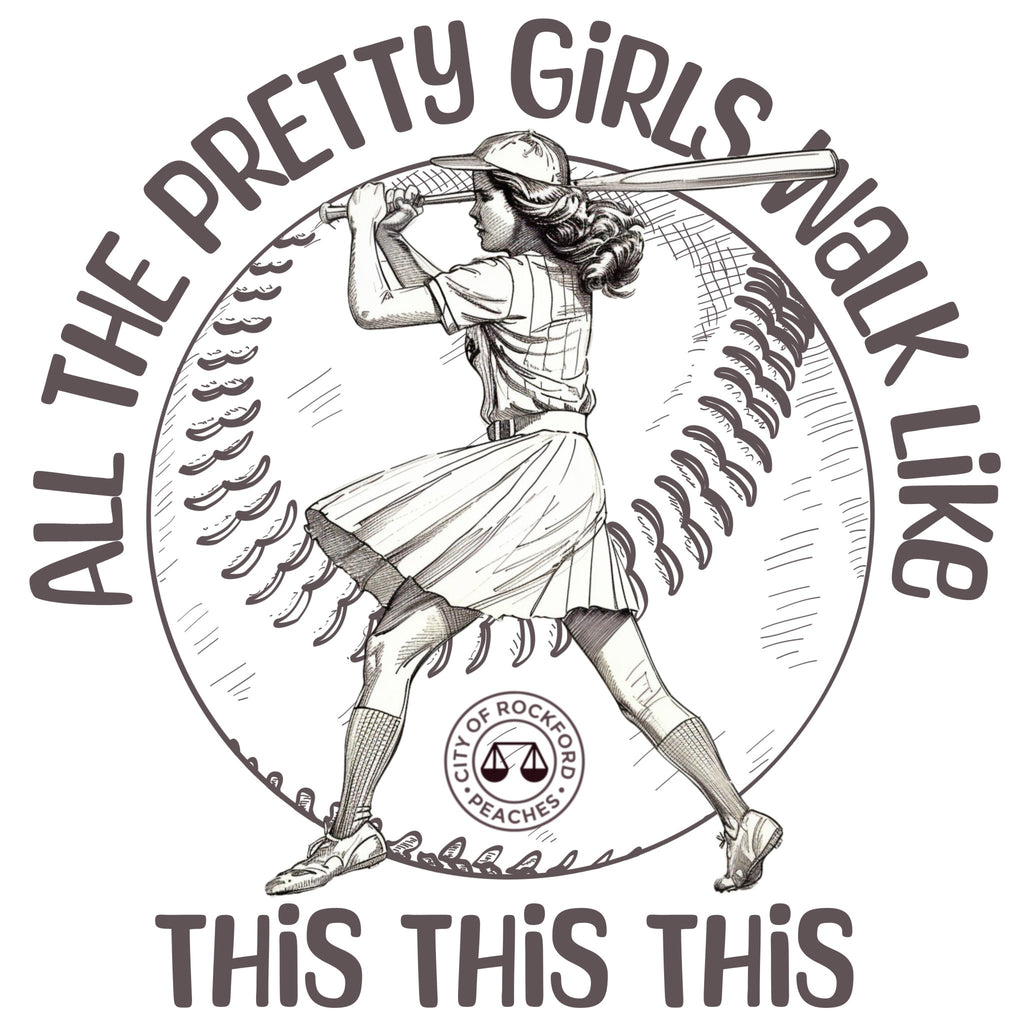 Pretty Girls Walk DTF Transfer - My Vinyl Craft