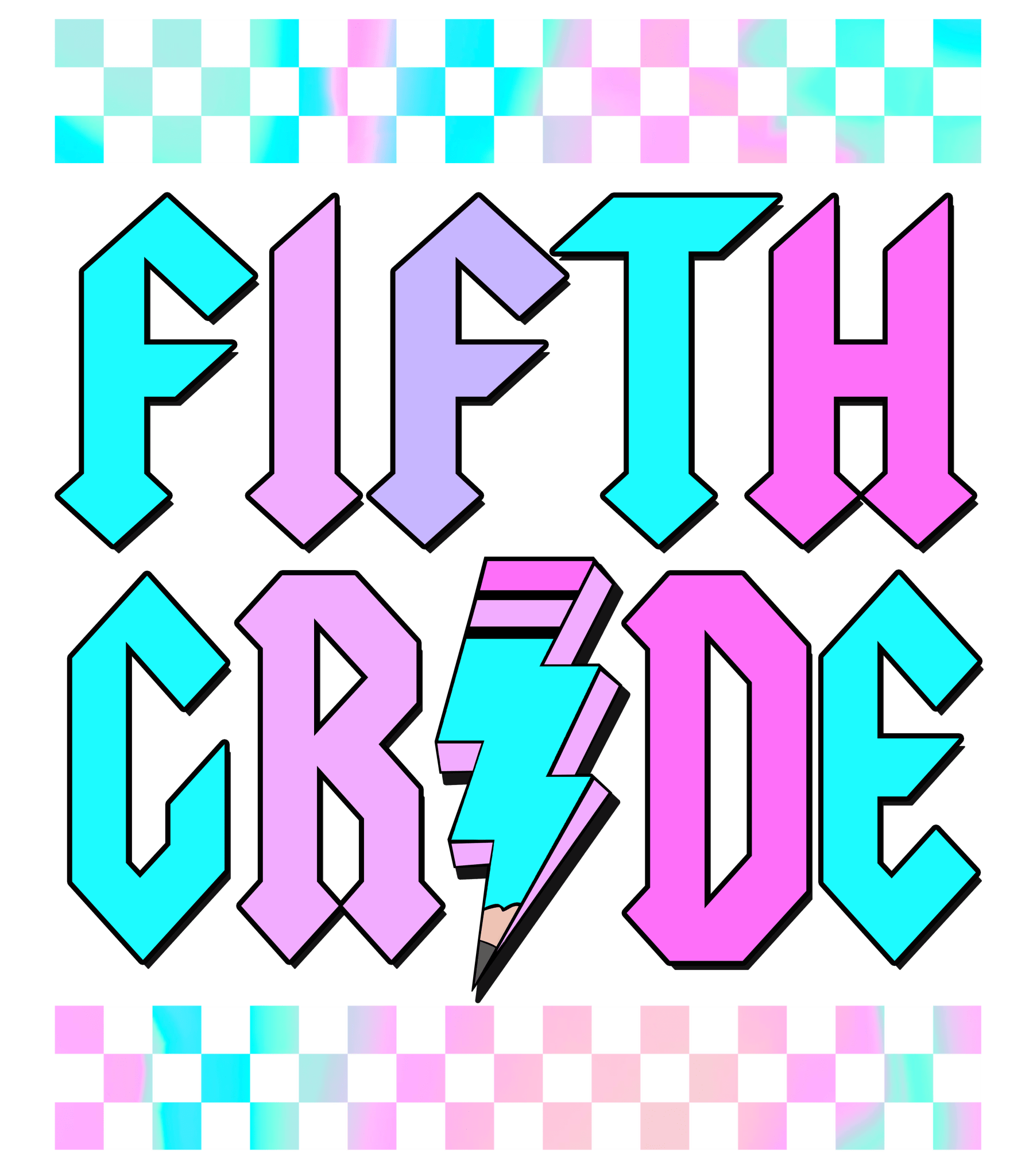 Purple PreK - Fifth Grade DTF Transfer - My Vinyl Craft