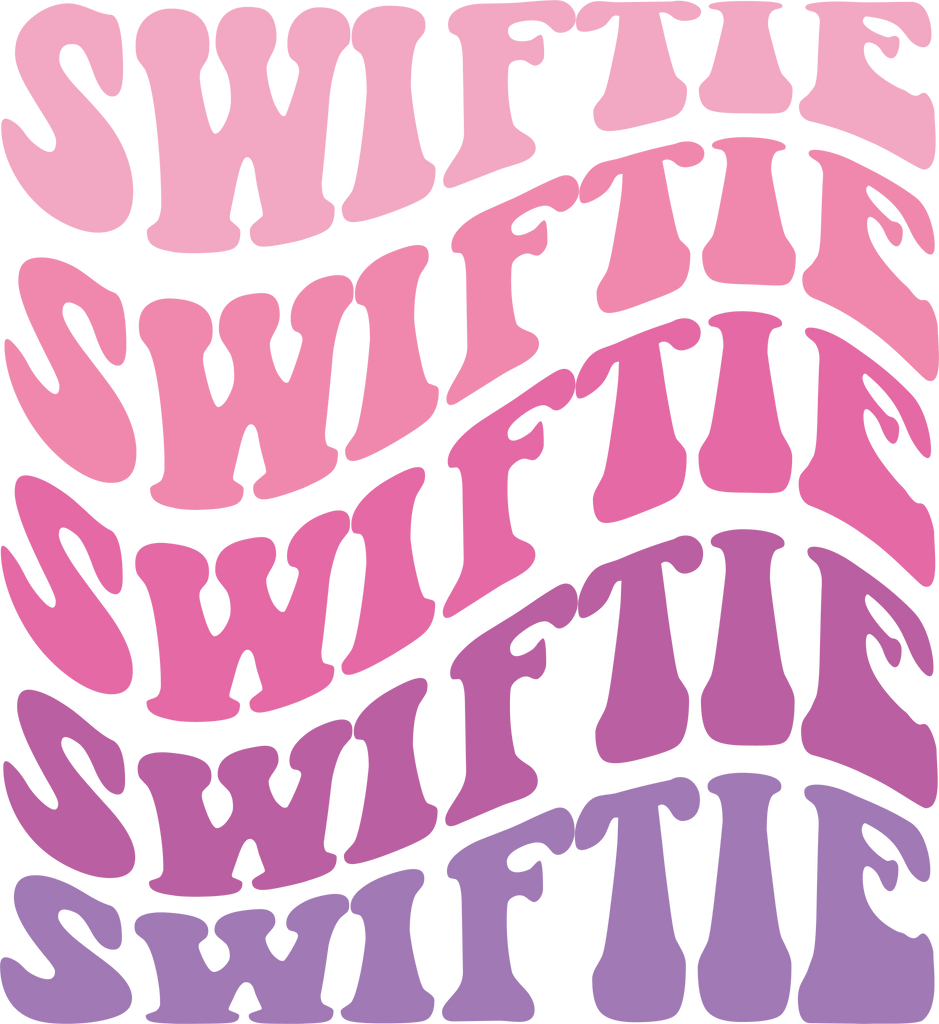 SW4 - Pink Swiftie DTF Transfer - My Vinyl Craft