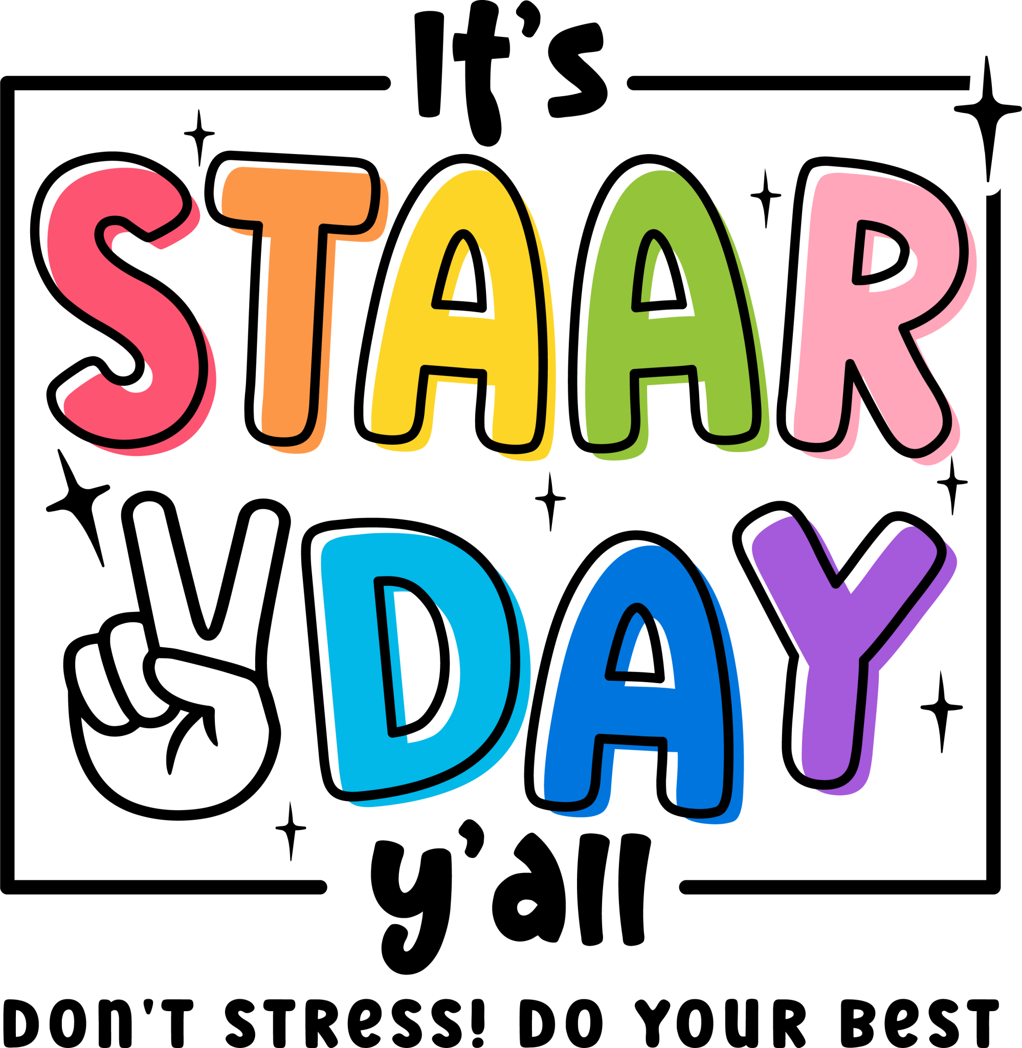 TD5 - Staar Day DTF Transfer - My Vinyl Craft