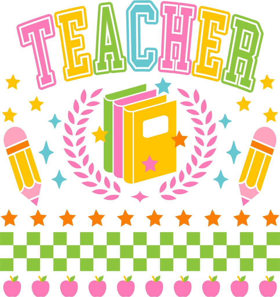 Teacher Univeristy DTF Transfer - T6 - My Vinyl Craft