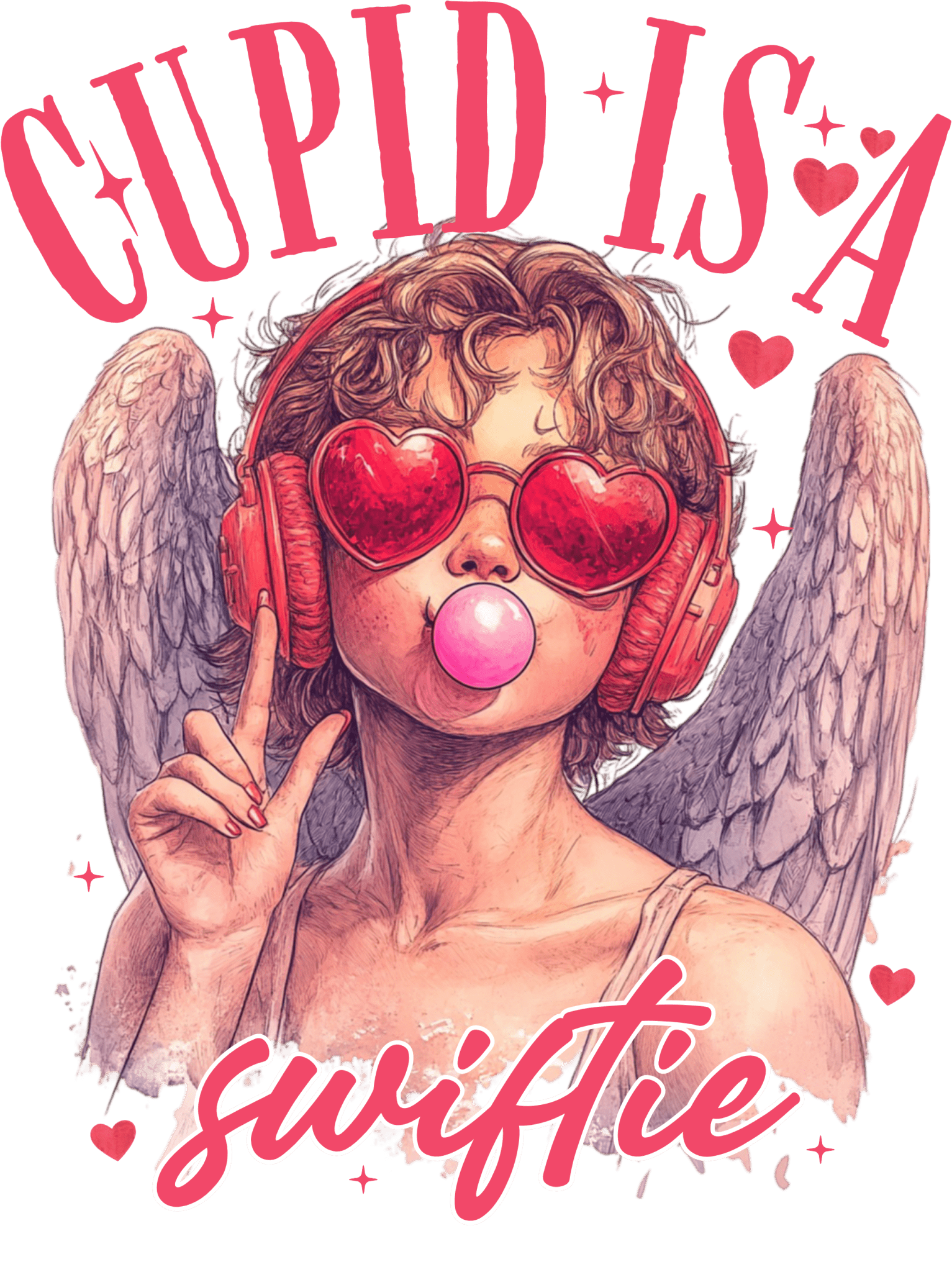 VA7 - Cupid is a Swiftie DTF Transfer - My Vinyl Craft