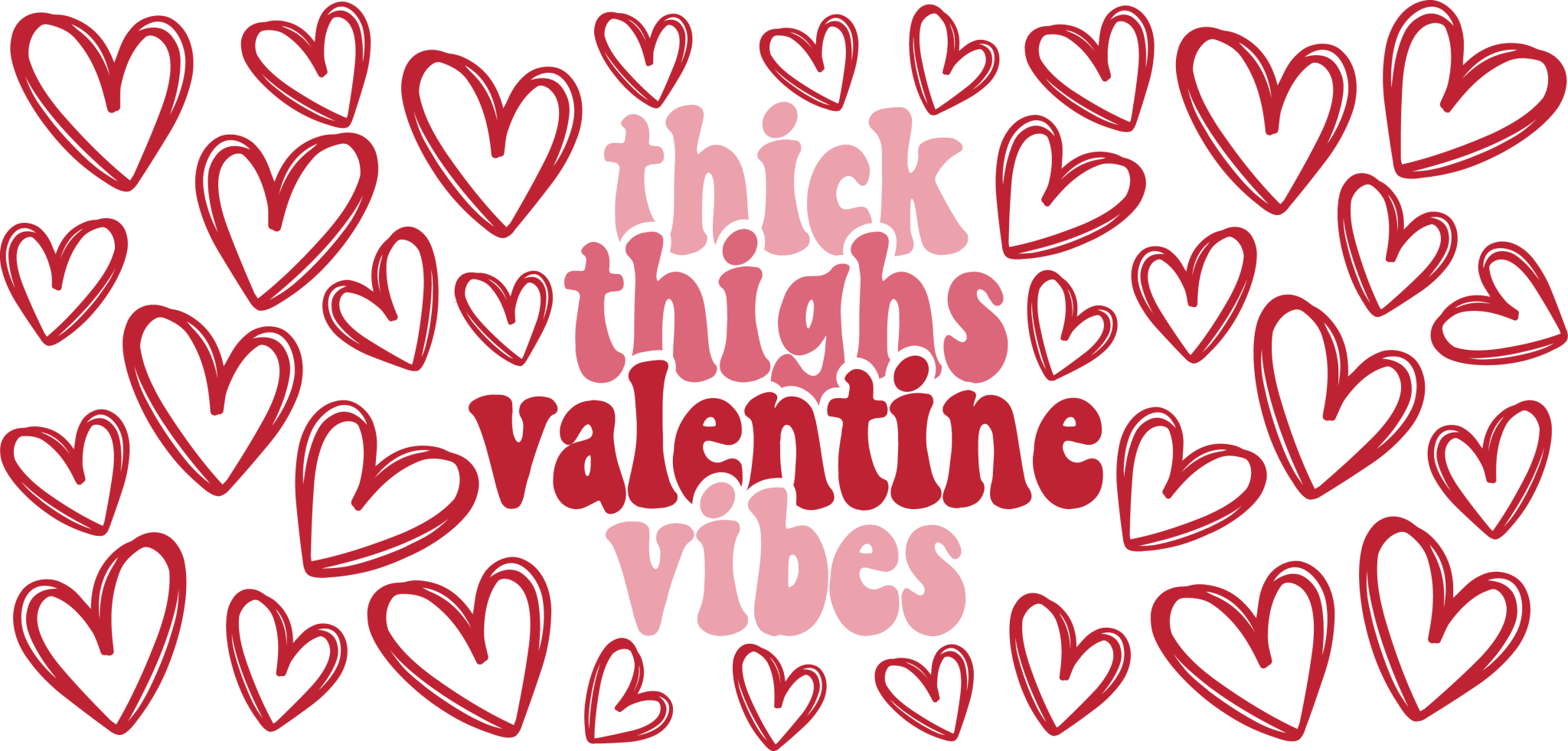 Valentine Thighs UV DTF Cup Wrap - My Vinyl Craft