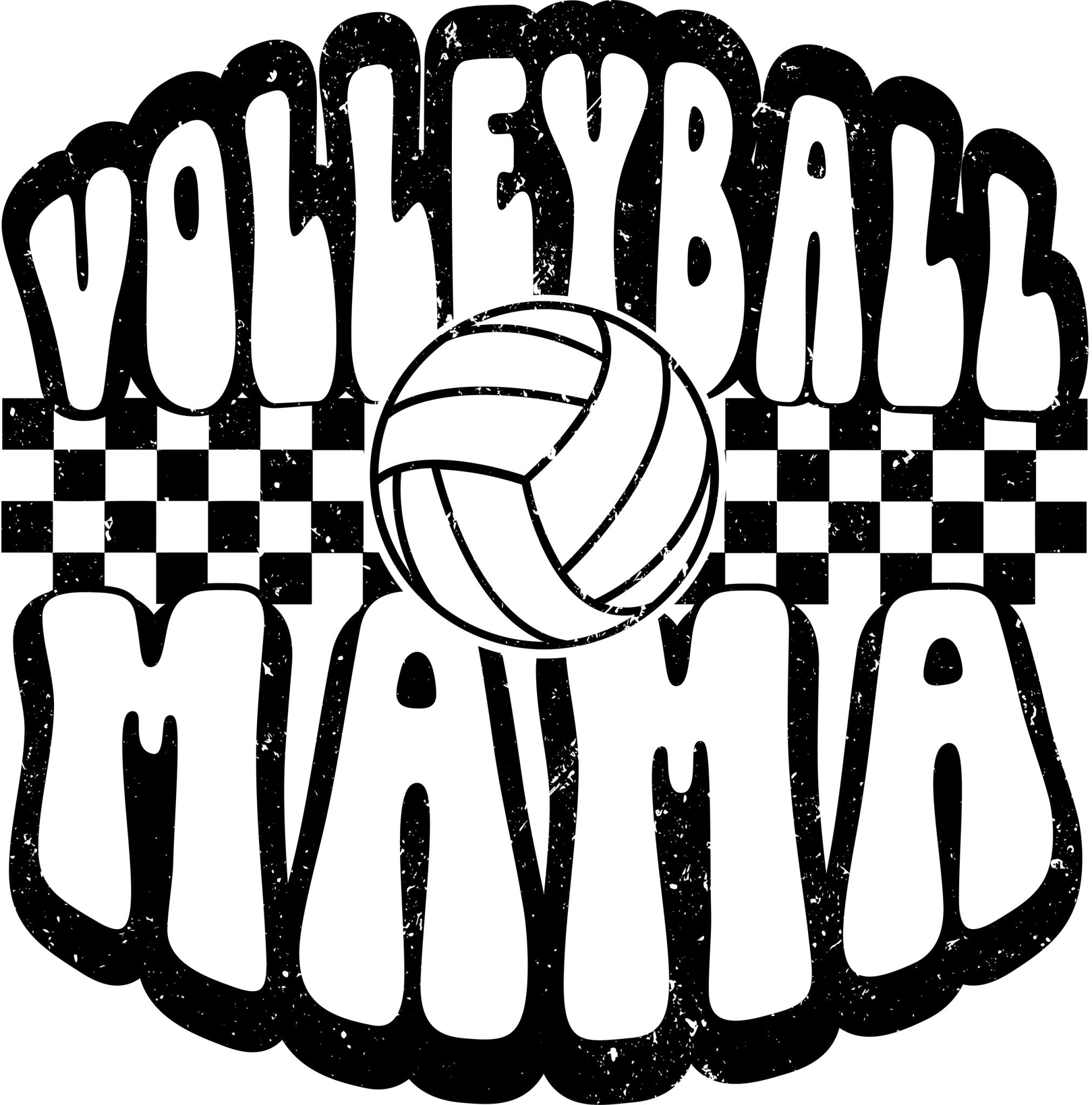 Volleyball Mama DTF Transfer - V4 - My Vinyl Craft