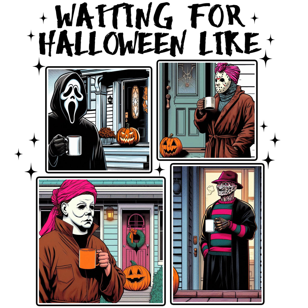 Waiting for Halloween DTF Transfer - My Vinyl Craft