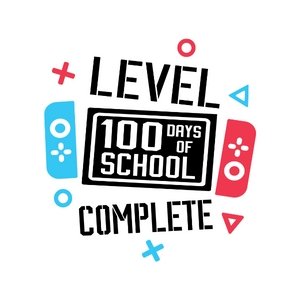 100 Days Level Complete DTF Transfer - My Vinyl Craft