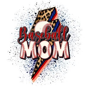 Baseball Mom DTF Transfer - My Vinyl Craft