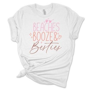 Beaches Booze & Besties DTF Transfer | My Vinyl Craft