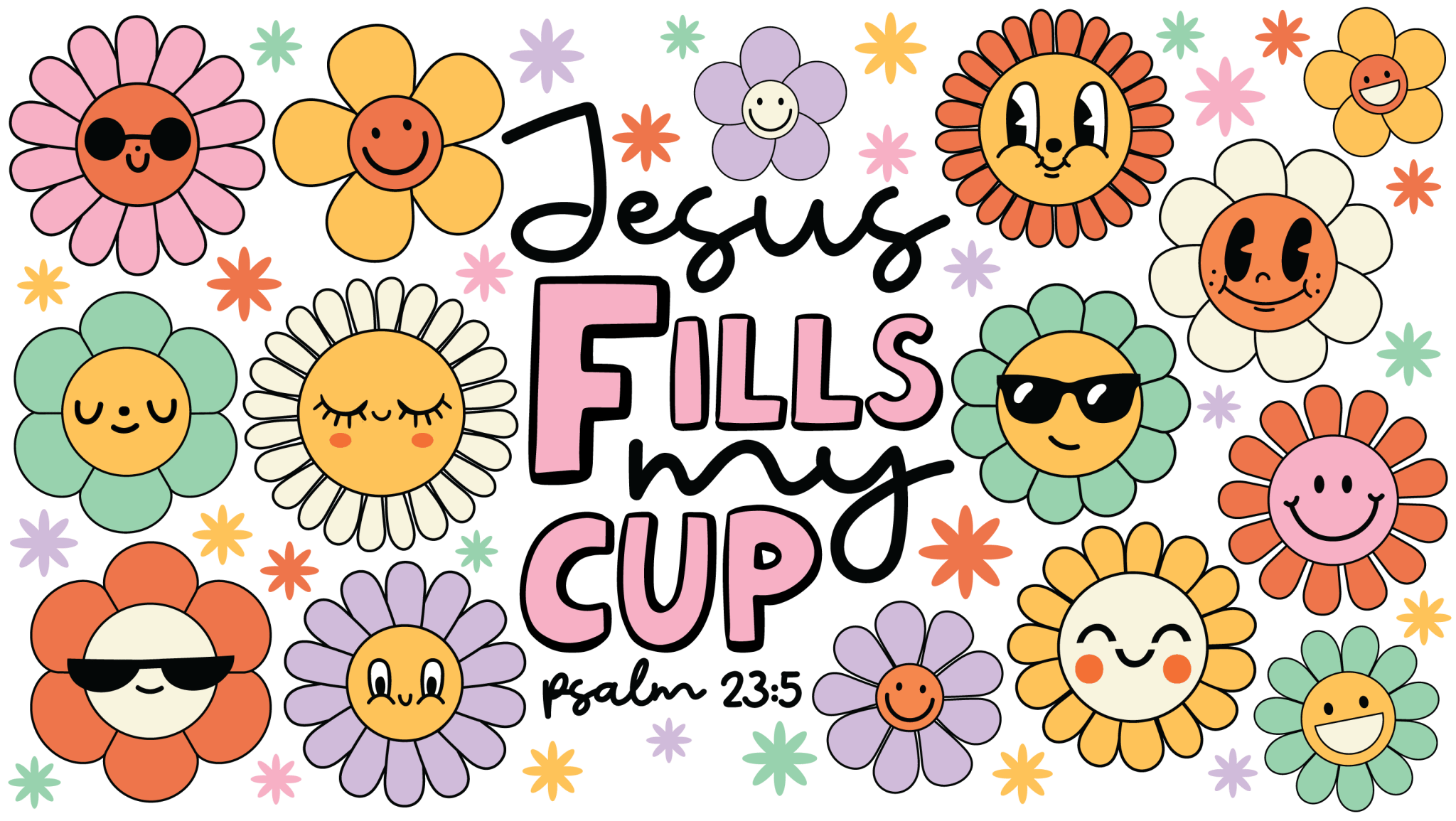 Jesus Fills My Cup UV DTF Cup Wrap - My Vinyl Craft