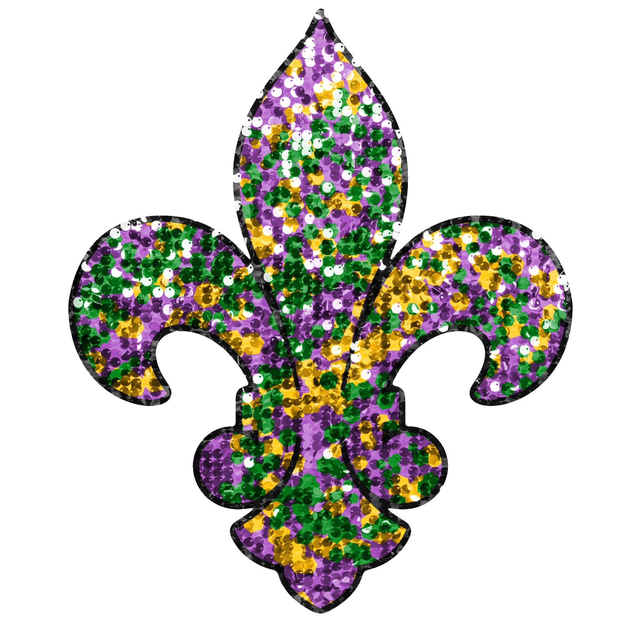 Mardi Gras Fleur DTF Transfer - My Vinyl Craft