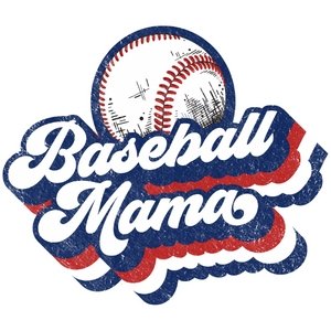 RWB Baseball Mama DTF Transfer - My Vinyl Craft