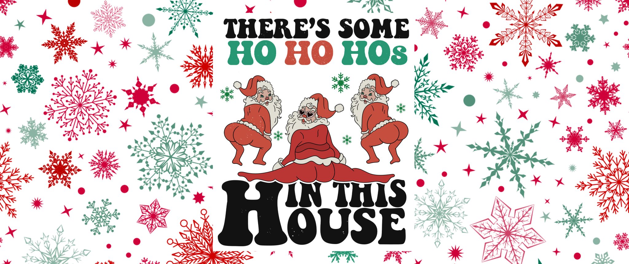 Santa House UV DTF Cup Wrap - My Vinyl Craft