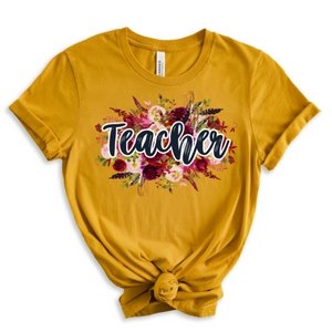 Teacher Feather DTF Transfer - My Vinyl Craft