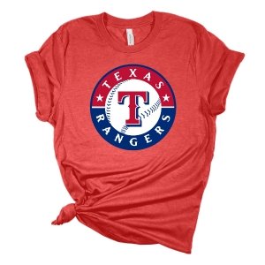 Texas Rangers Circle DTF Transfer - My Vinyl Craft